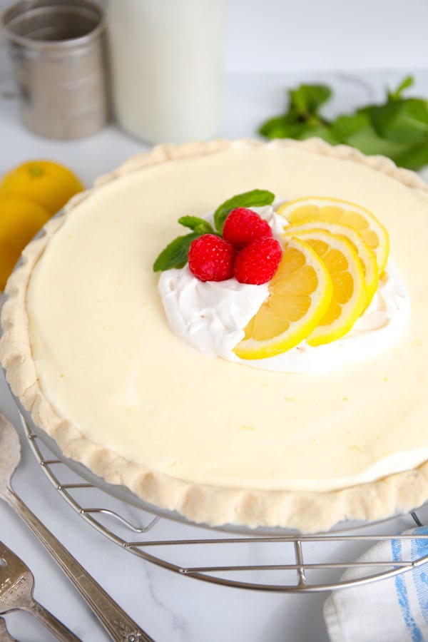 Lemon Chiffon Pie gluten free