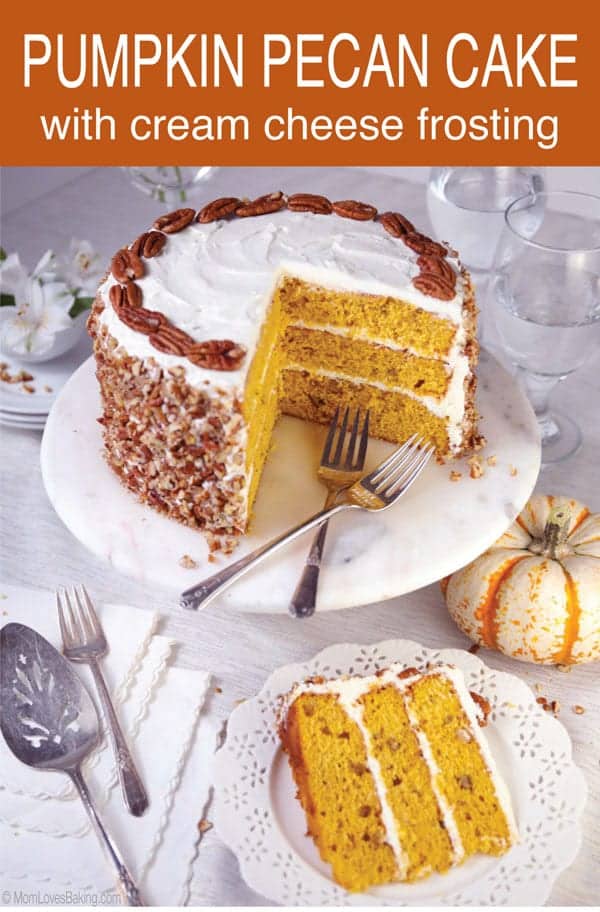 Pumpkin Spice Pecan Cake recipe