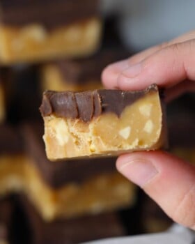Easy homemade peanut butter chocolate fudge recipe