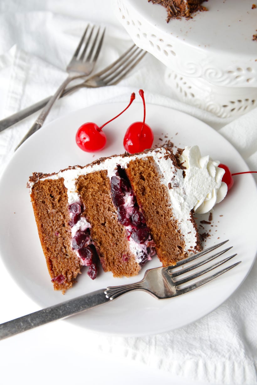 Easy black forest cake recipe from scratch