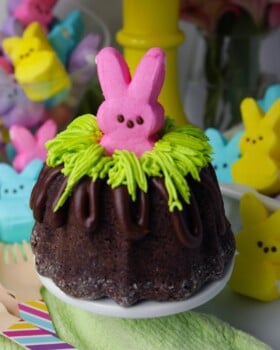 Bunny cakes with PEEPS