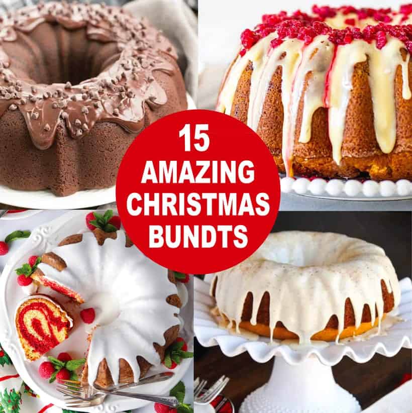 Amazing Christmas Bundt Cakes