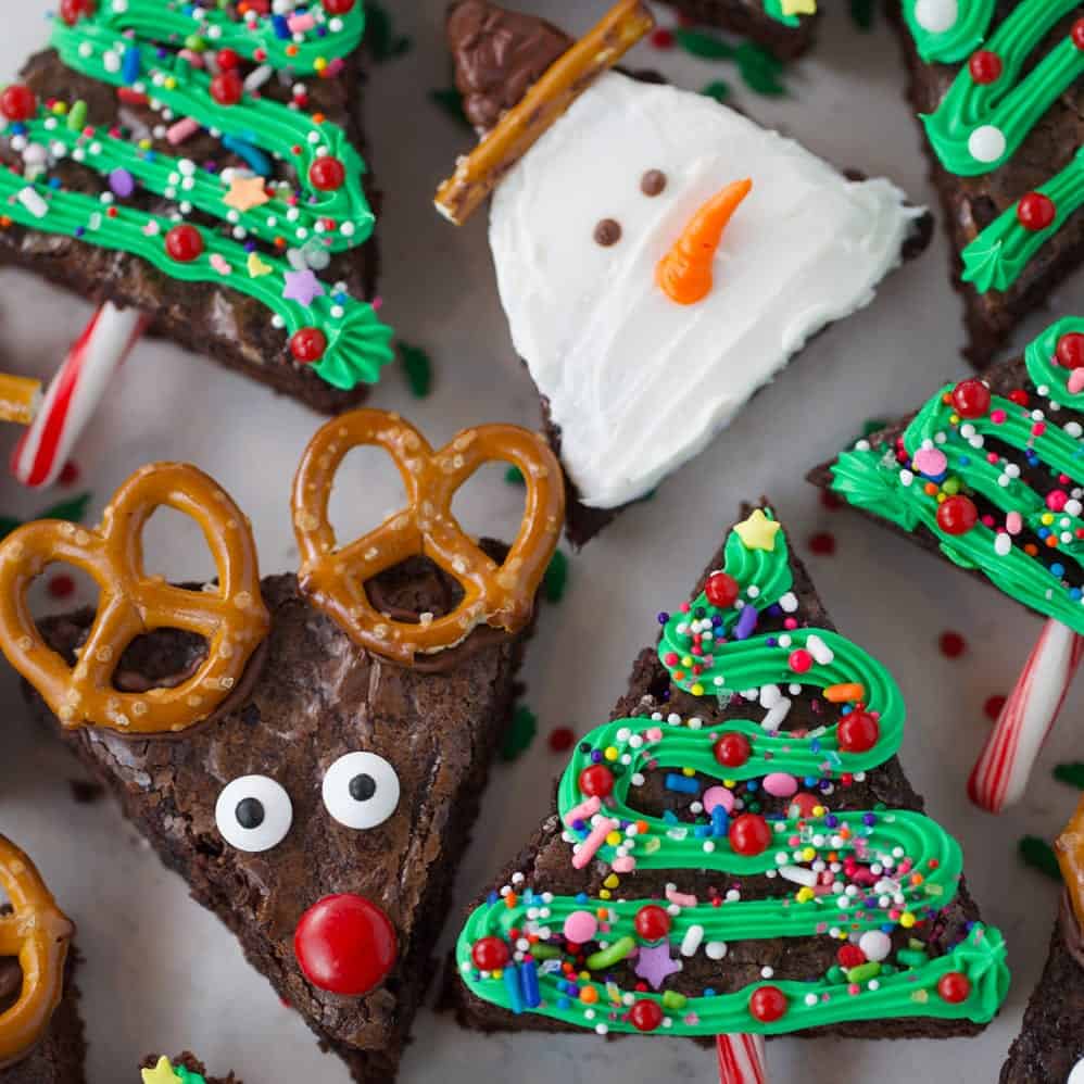 Christmas brownies