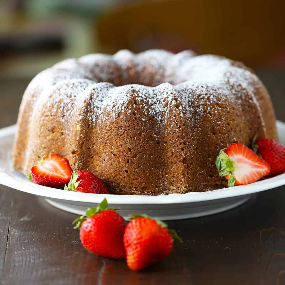 Cream cheese pound cake