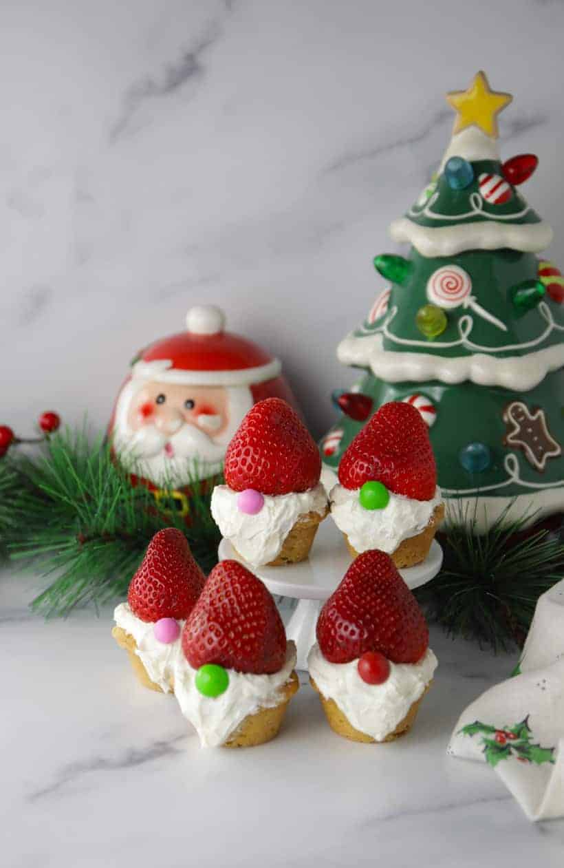 Christmas Gnome Cookie Cups