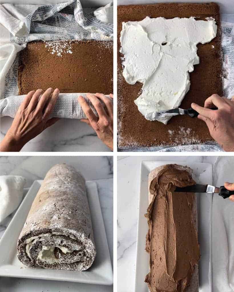 Maple Bûche de Noël (Yule Log Cake) Recipe