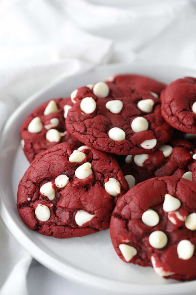 Red Velvet Cake Mix Cookies Mom Loves Baking
