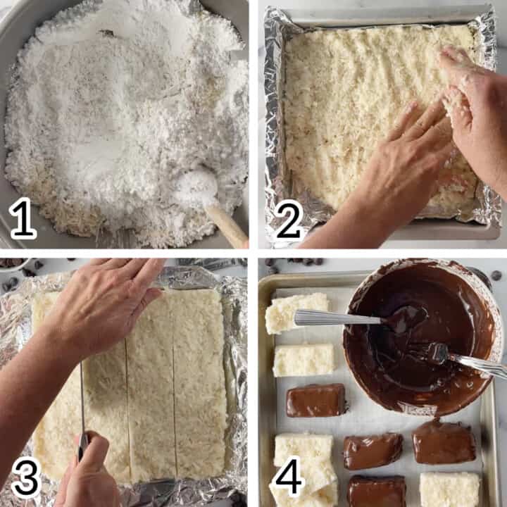Homemade Mounds Candy Bars - Mom Loves Baking