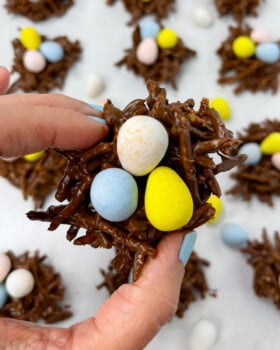 Chow mein noodles cookies.