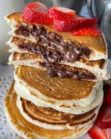 The best nutella pancakes.