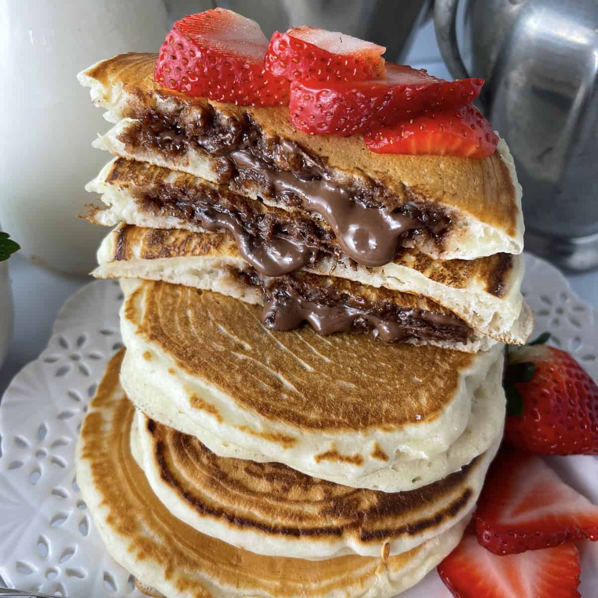 The best nutella pancakes.