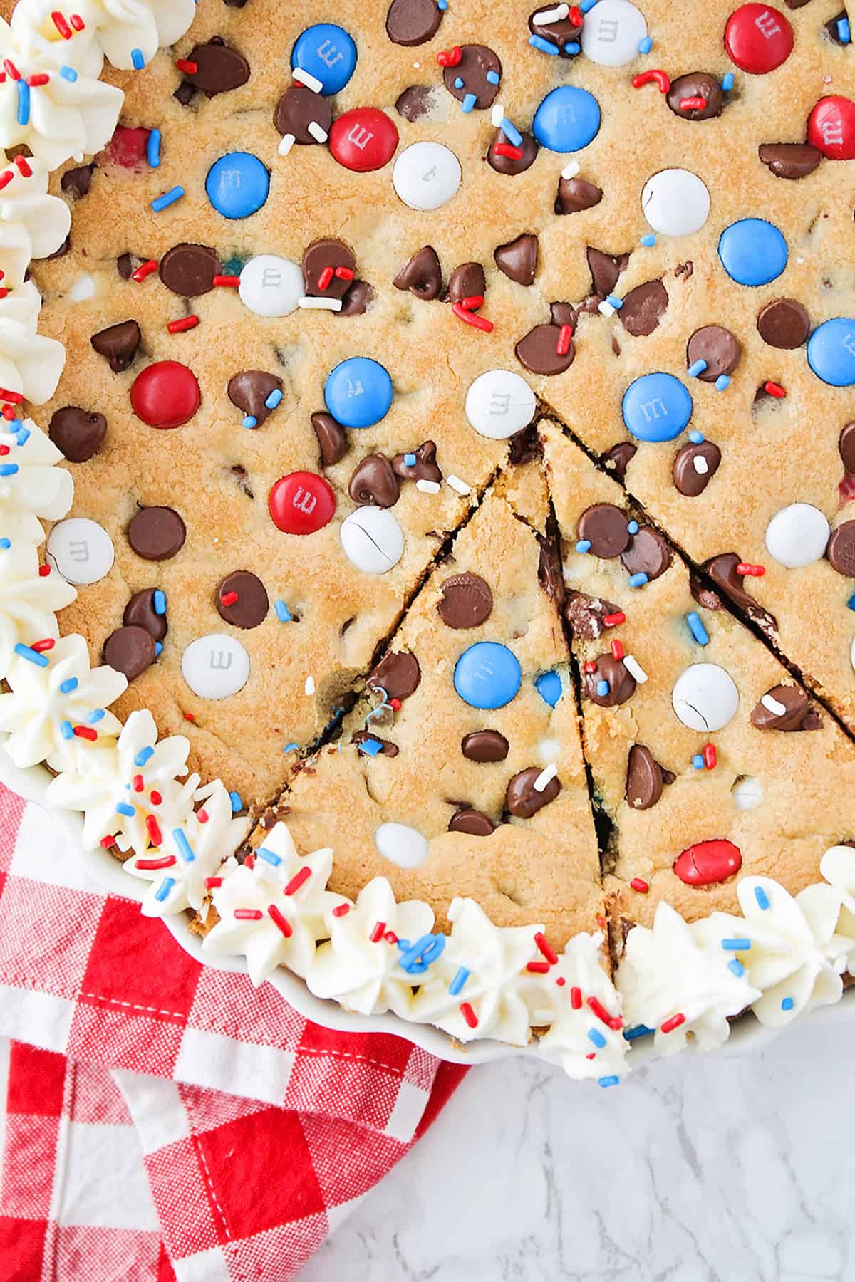 Cookie cake for independence day.