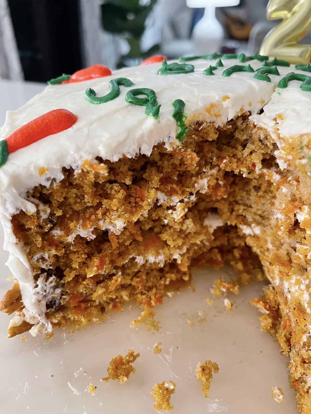 Carrot Cake With Cream Cheese Frosting Recipe