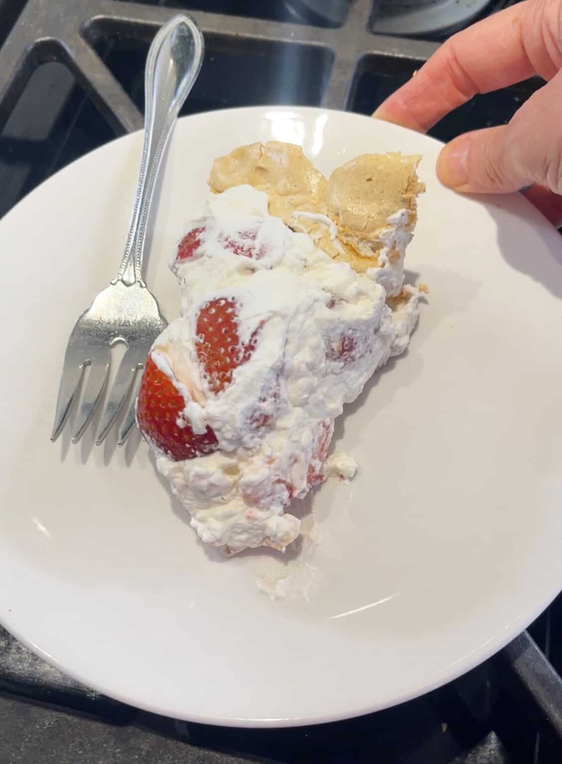 The Best Strawberry Cream Angel Pie Recipe Mom Loves Baking