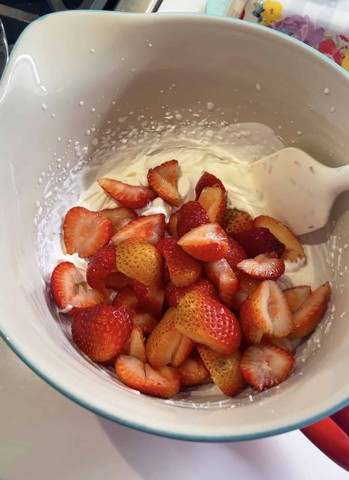 Strawberries and cream.