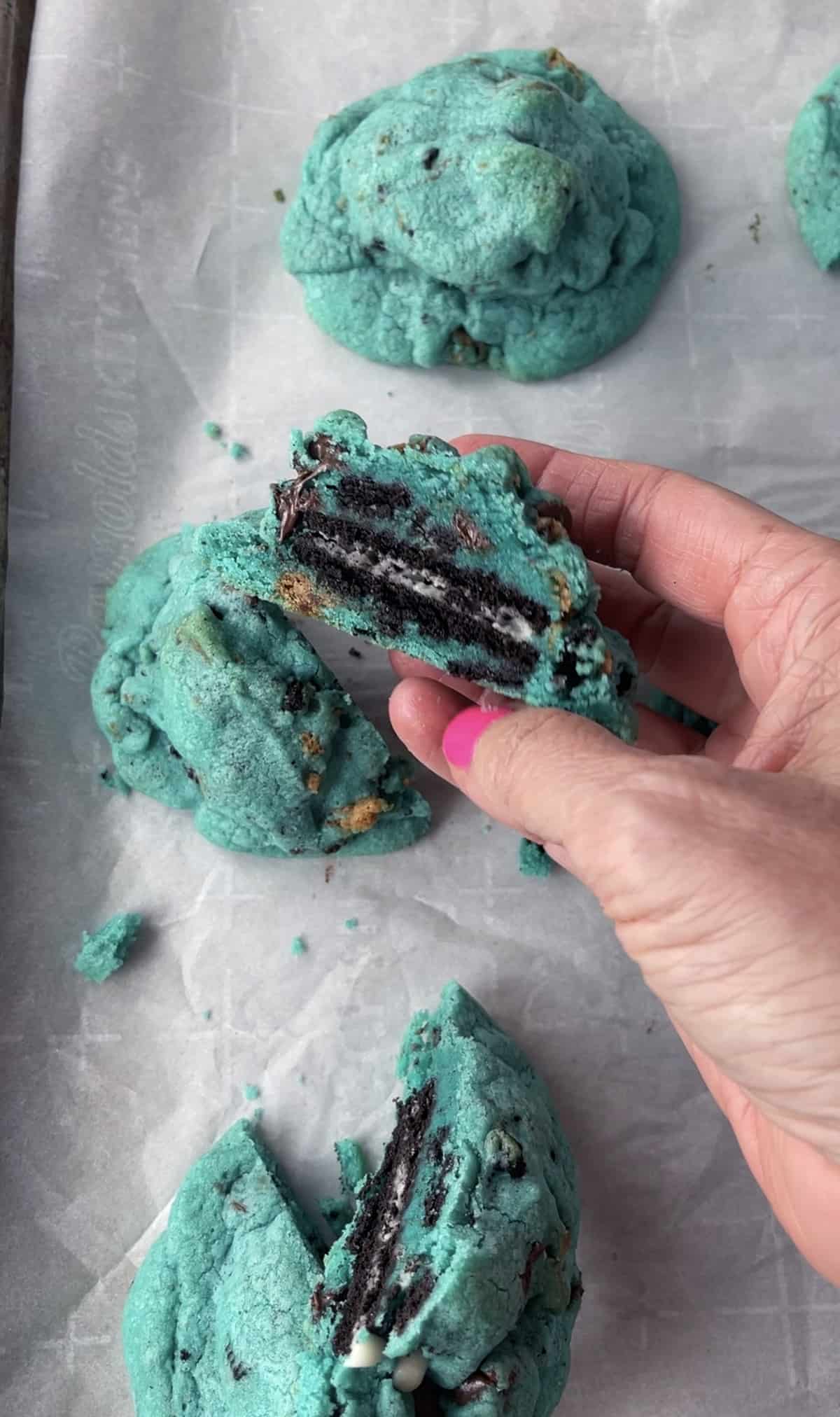 The best blue cookie monster cookies.