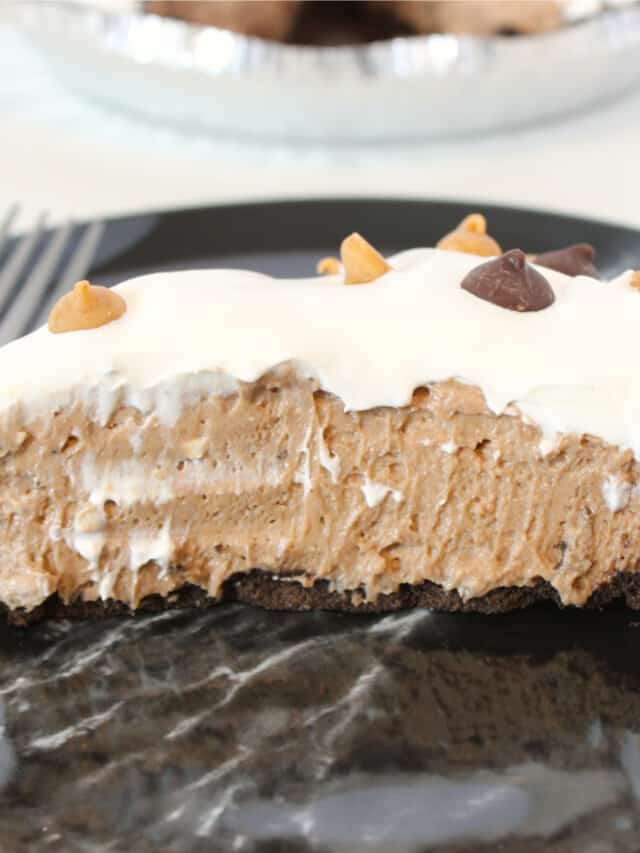 No Bake Chocolate Peanut Butter Pie with Cream Cheese