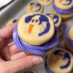Pillsbury ghost cookie cupcake.