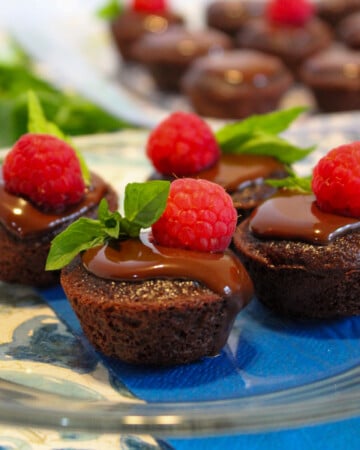 One bowl vegan gluten free chocolate cake bites.