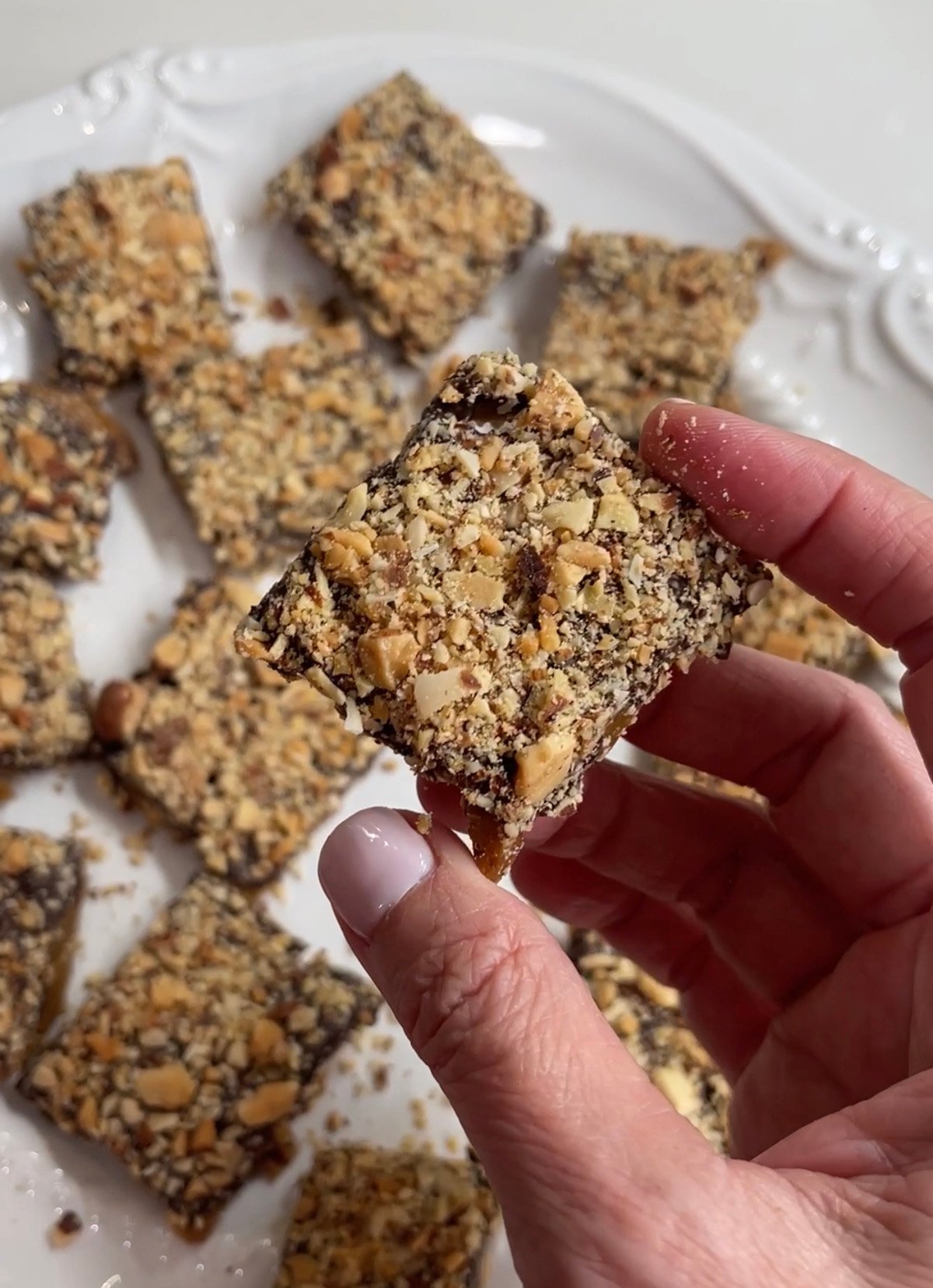 The best homemade English toffee candy recipe.