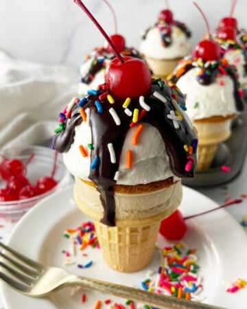 The best ice cream cone cupcakes.