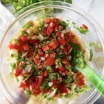 Easy homemade salsa.