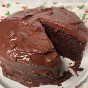 Delicious gluten free chocolate cake.