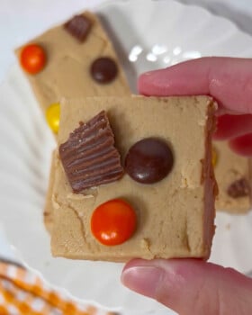 One piece of peanut butter fudge.