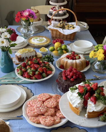 Gorgeous dessert table assortment.