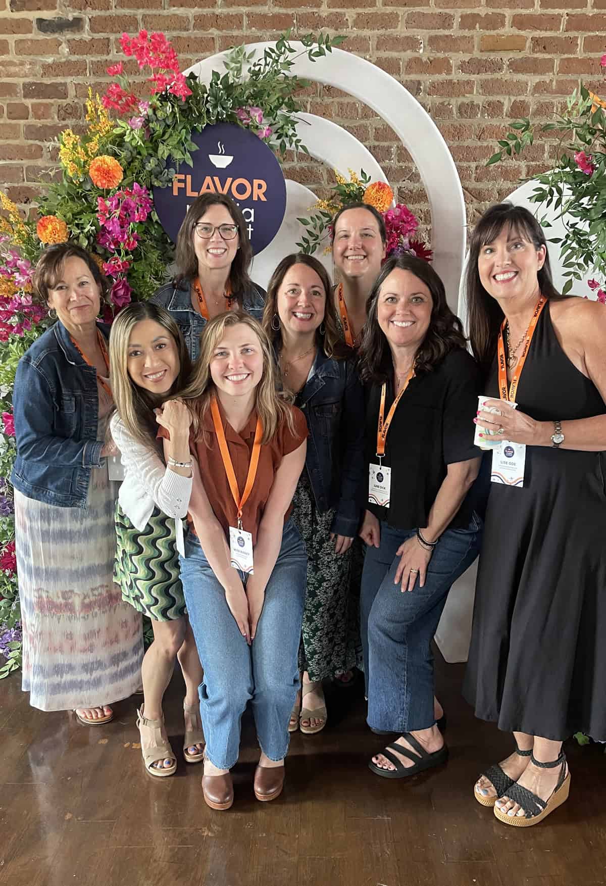 Food bloggers at flavor media summit.