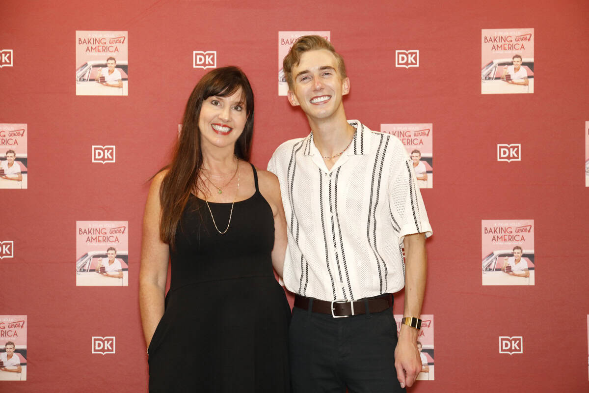 TikTok star Dylan Hollis and Lise of Mom Loves Baking.