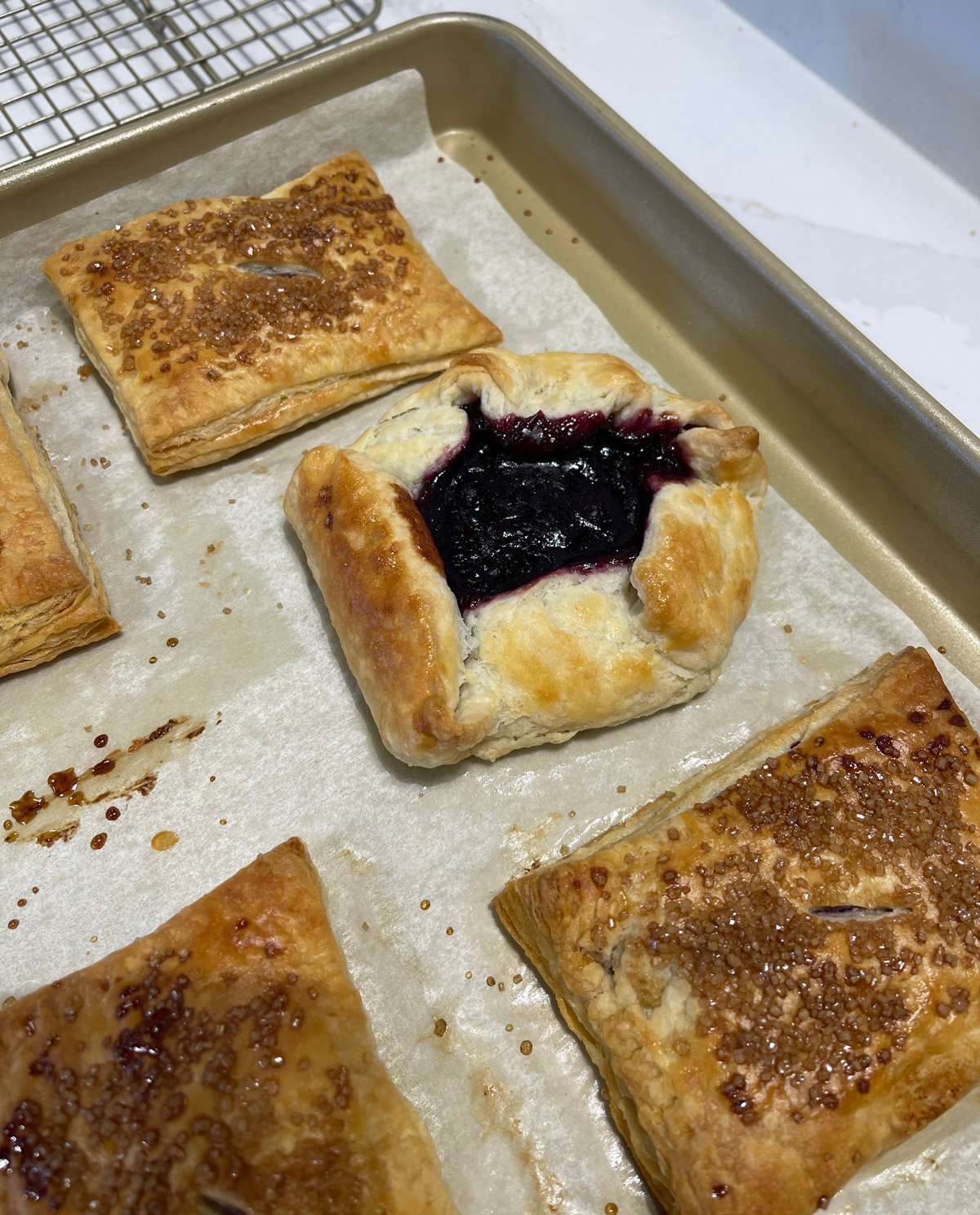 Baked hand pies.