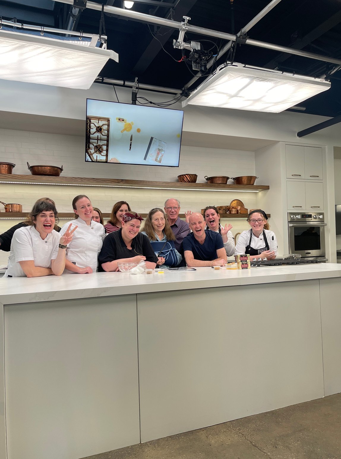 Baking instructors at Hoffman media.