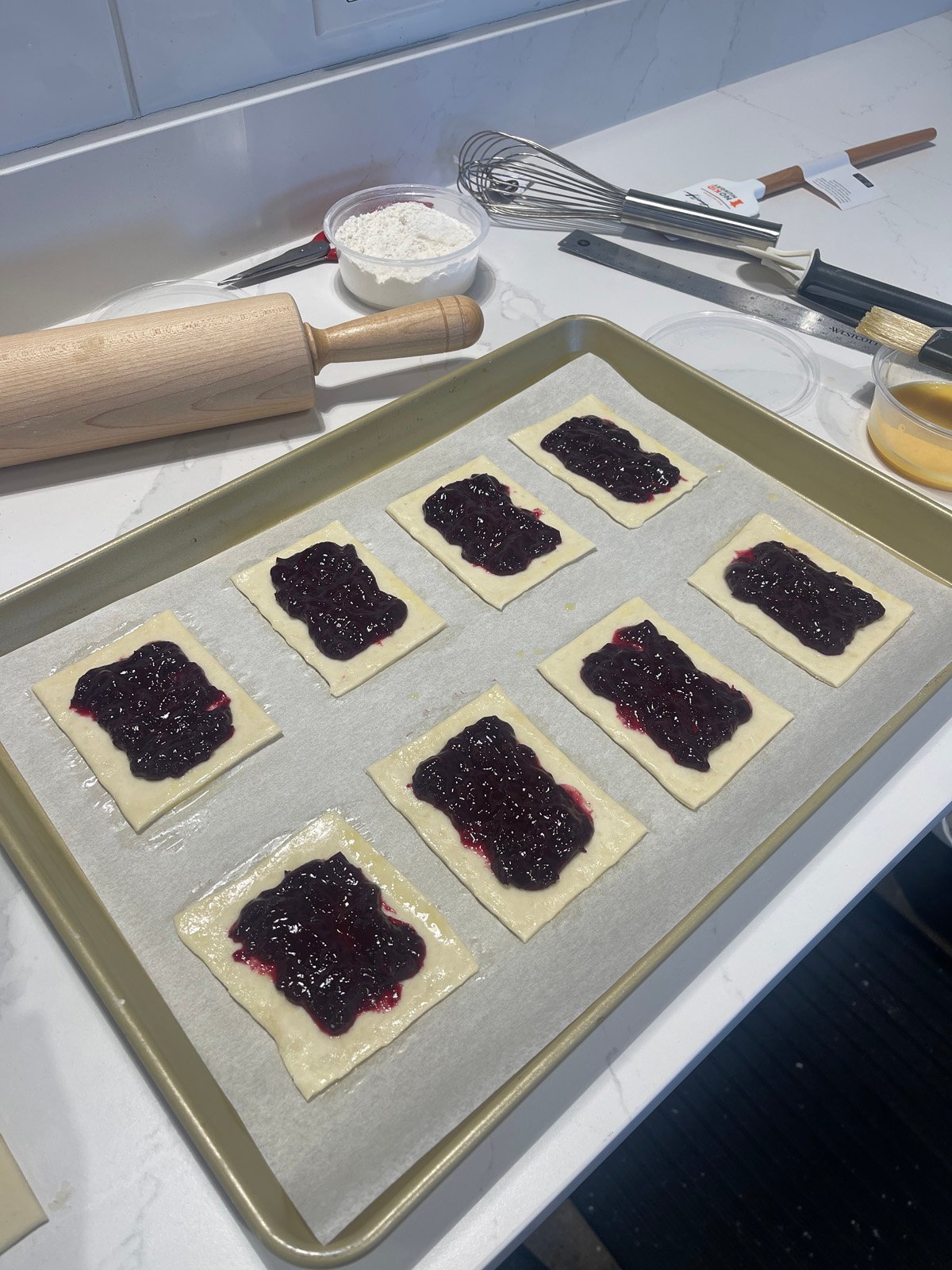 Concord grape hand pies.