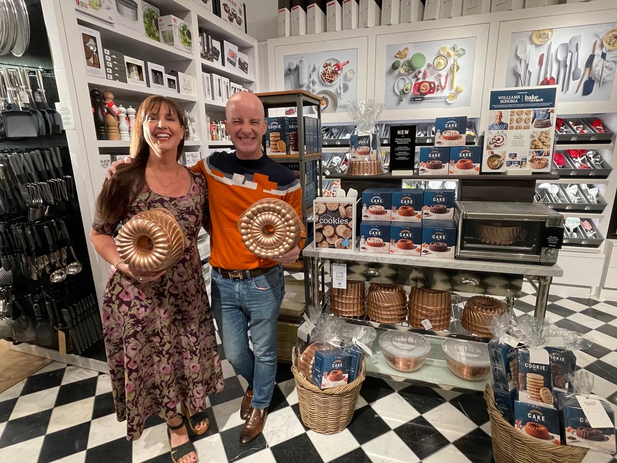 Mom loves baking and the bake from scratch editor and chief at Williams Sonoma.