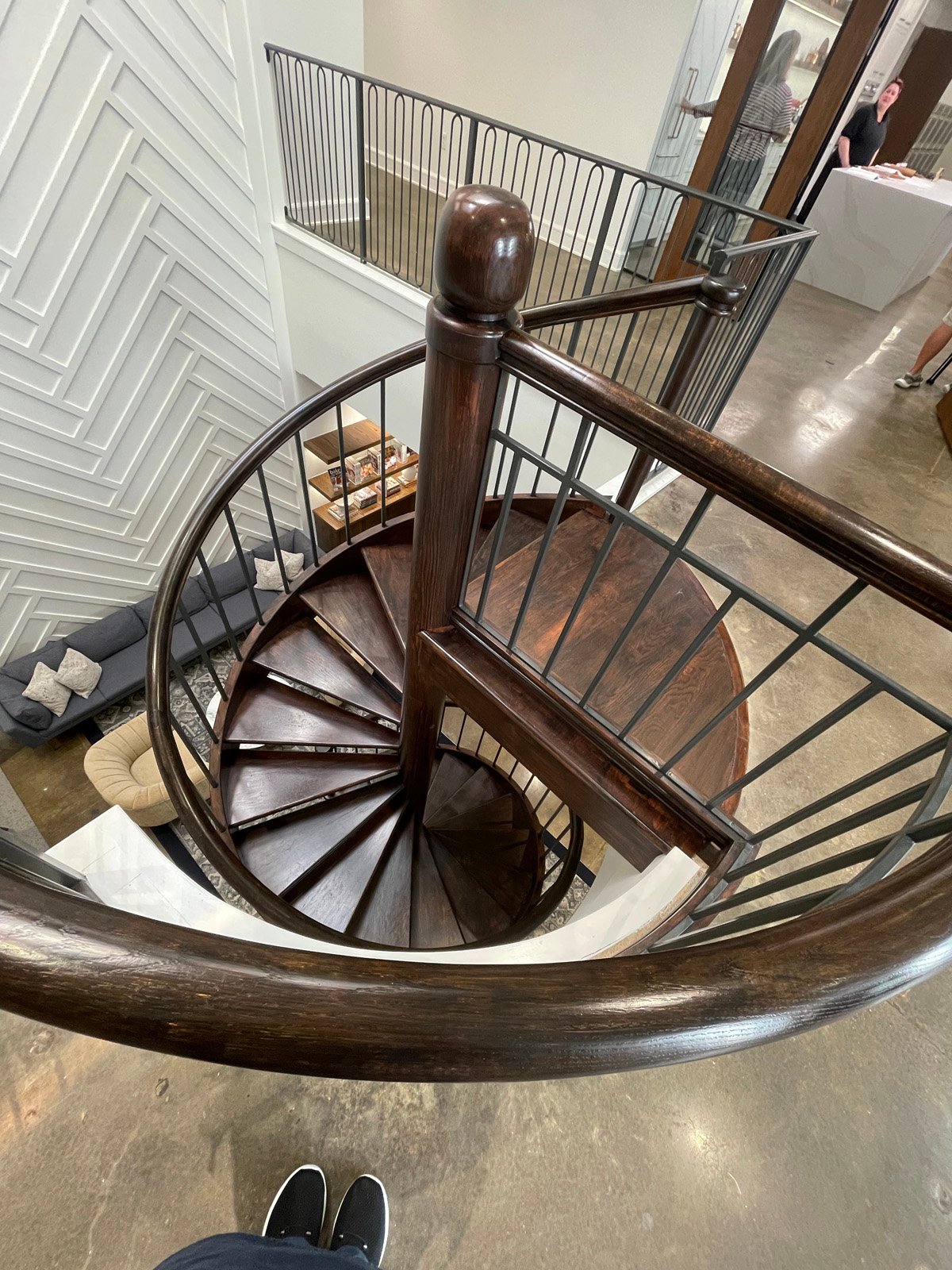 Hoffman media spiral staircase.