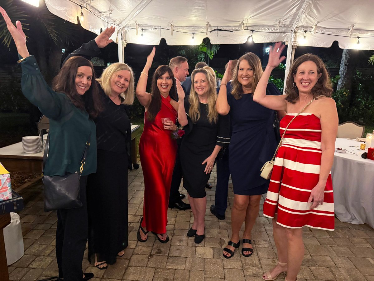 A group of ladies who all went to FSU together.