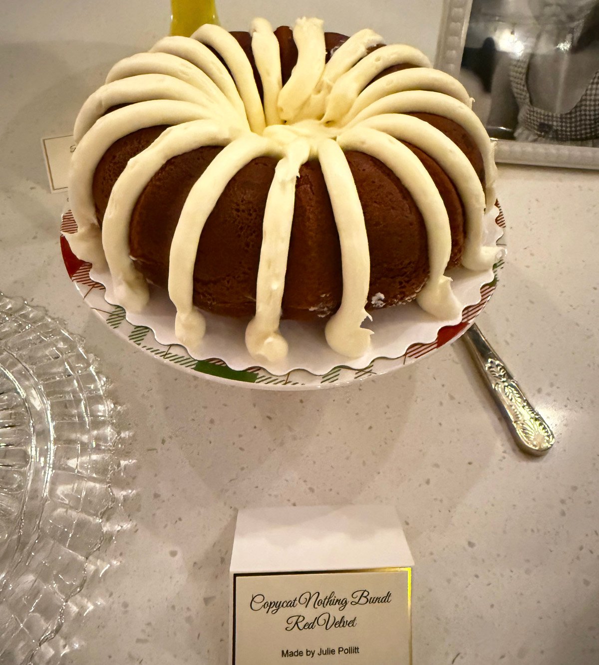 Copycat Nothing Bundt Red Velvet Cake.