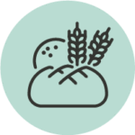 Gluten-free bread icon.
