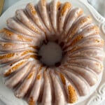 7-Up Pound Cake with 7-Up glaze.