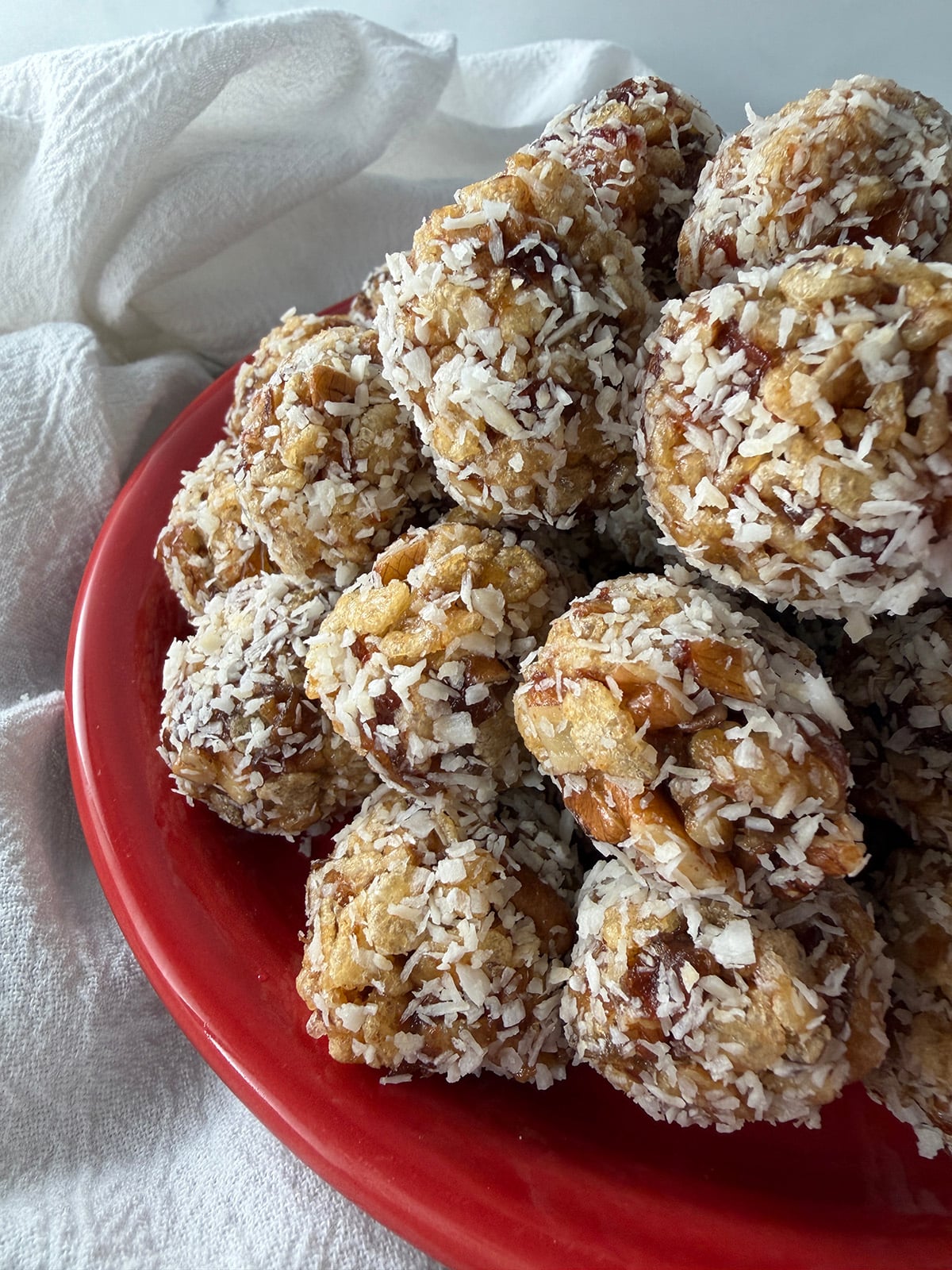 Easy date-nut balls from the 1960s.